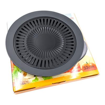 Grill Nakładka Grillowa Do Kuchenki Turystycznej 32 Cm Czarna Podwójna Non Stick