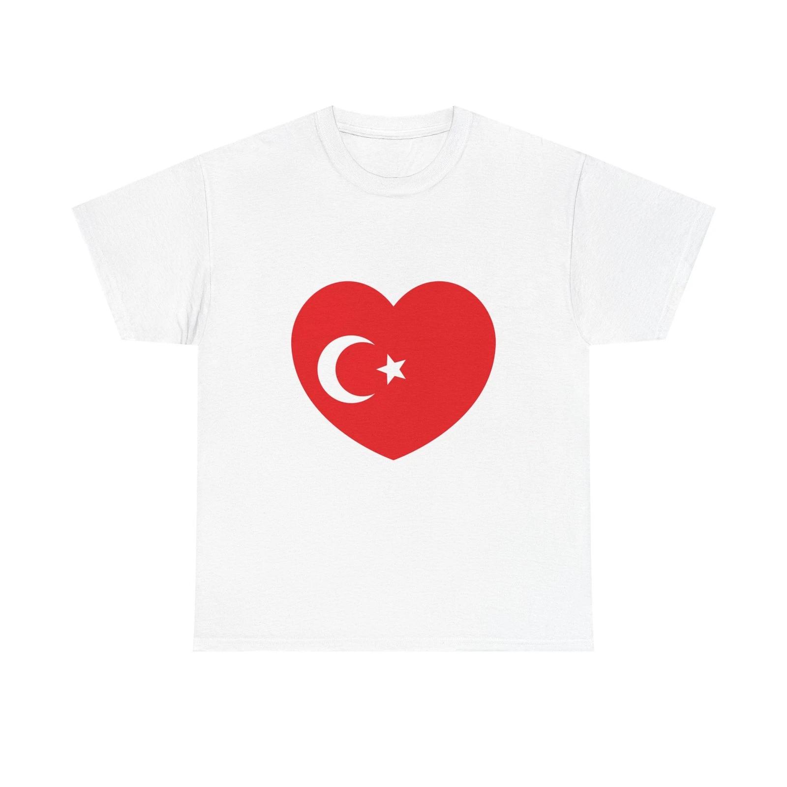 Heart Flag of the Ottoman Empire - T shirt XL