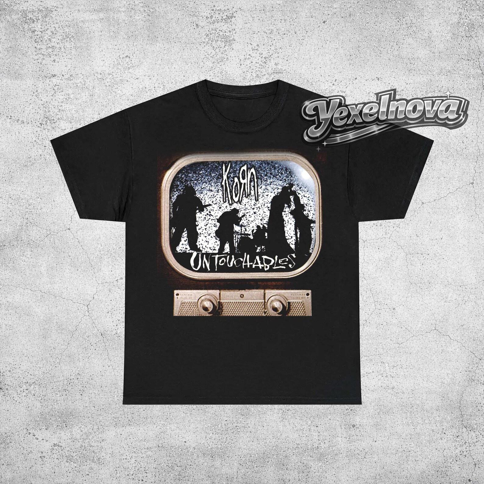 Korn Untouchables Nu-Metal Band T-Shirt, Vintage Rock Graphic Tee S