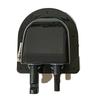 White/Black Photovoltaic Junction Box Double Hole Wire Cable Connector Waterproof Box For RV Caravan Motorhome Boat Yacht