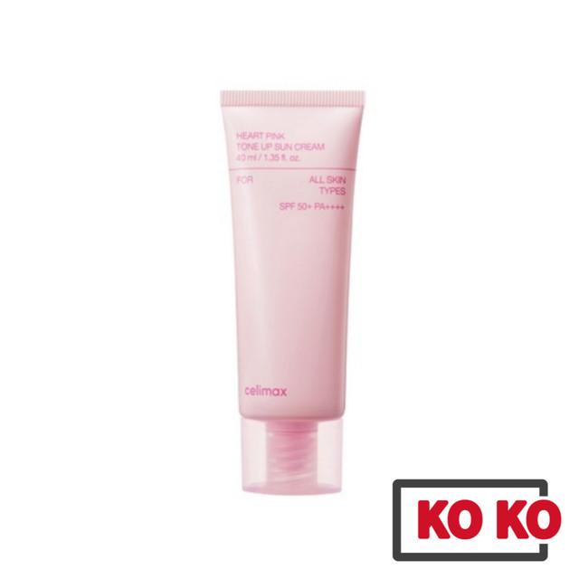 

CELIMAX Солнцезащитный крем Heart Pink Tone Up 40 мл SPF 50+ PA++++