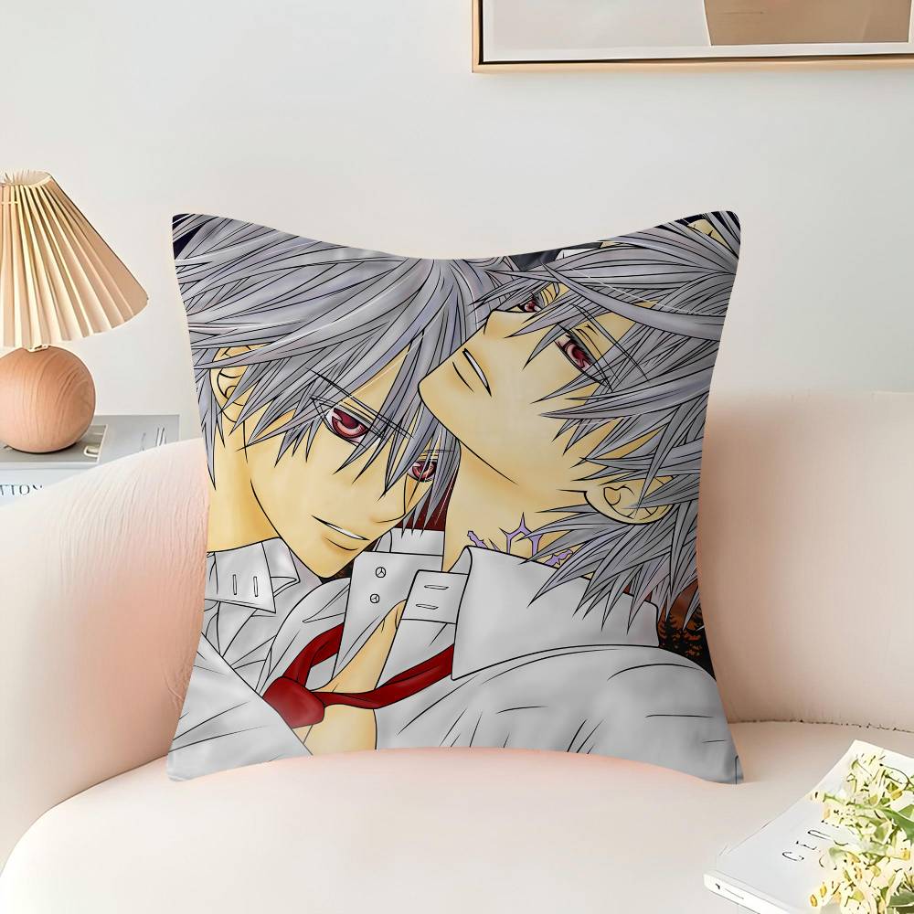 A-Animation V-Vampire Knight Cushion Cover Car Throw Pillow Case For Sofa Car Christmas Gift 40x40cm 45x45cm