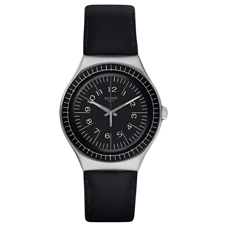 SWATCH Men 37.4mm Black Watch YGS133C YGS133C Black