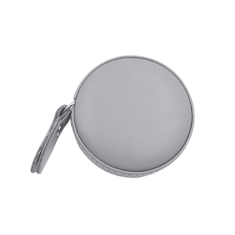 

Измерительная лента Кожаная выдвижная линейка Портативная сантиметровая дюймовая рулонная лента Практические измерения Линейка высоты Измерительный инструмент серый