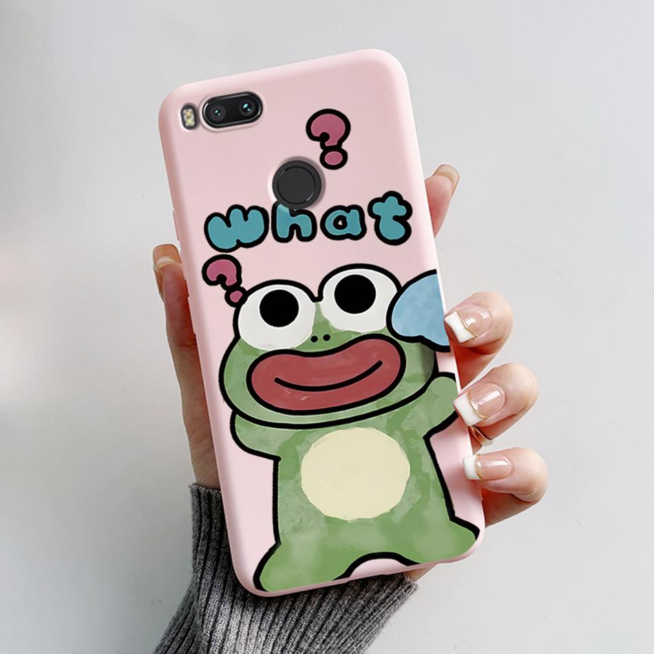 

Чехол для Xiaomi Mi A1 Xiaomi Mi 5x Милый Мультяшный Медведь Лягушка Мягкий Силиконовый ТПУ Задняя Крышка Бампер для Телефона Для Xiaomi MiA1 Mi5X Fundas Xiaomi Mi A1