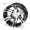 12" Aluminum Alloy Wheels for ATV Beach Karting - Set of 25x8-12 & 25x10-12 Rims