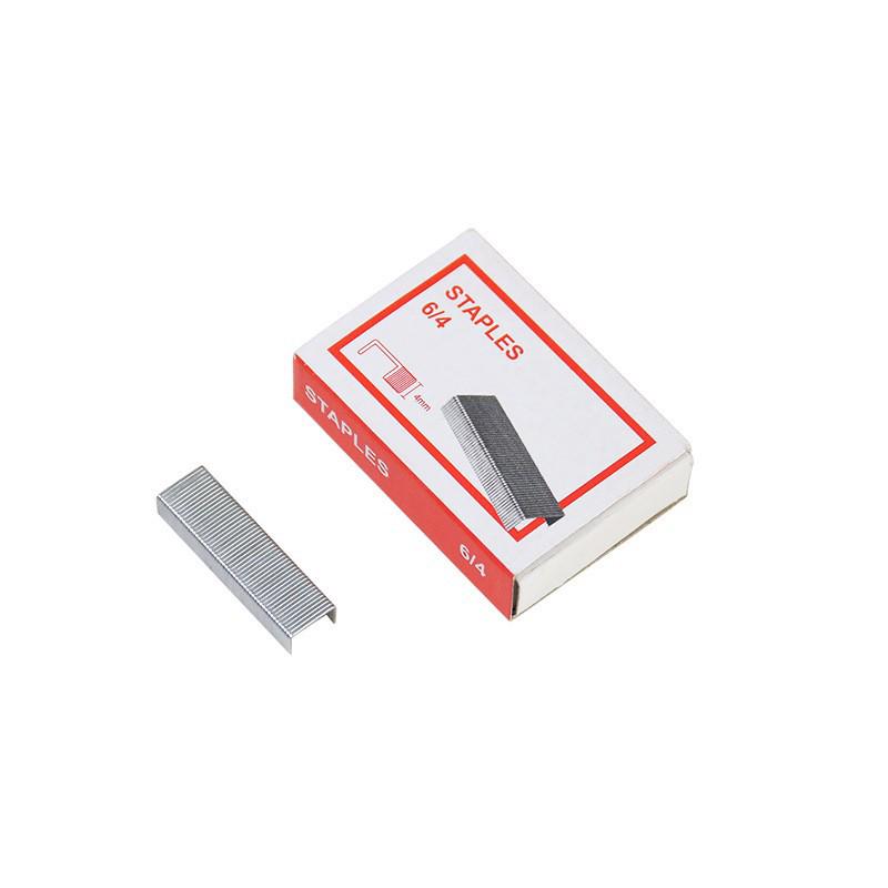 Compact Electroplated Anti-Rust Stapler with Strong Penetration and 6/4 Small Box Staples