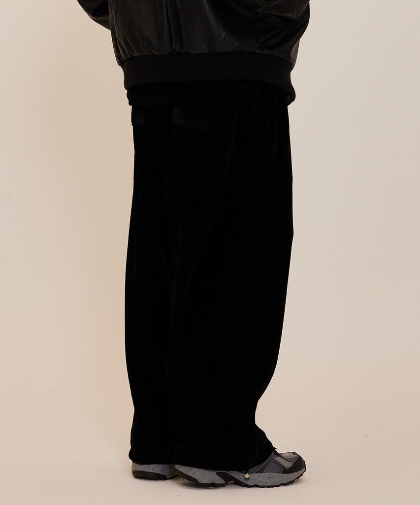 CARGOBROS Cb Corduroy Wide Pants (Black)