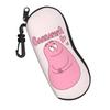 Kawaii Barbapapa Cartoon Glasses Case Gift For Fans Zipper Glasses Storage Box Print Eye Contacts Case