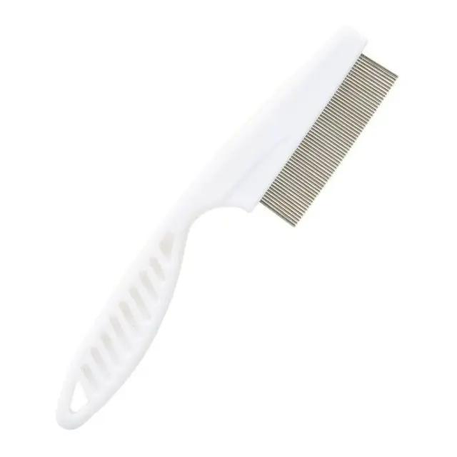 

Расческа от вшей из нержавеющей стали с мелкими зубьями, профессиональная расческа для удаления гнид и вшей, многофункциональная расческа от перхоти для людей, кошек, собак