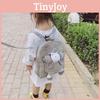Tiger Lion Zebra Giraffe Flamingo Print Children Plush Backpack Detachable Doll