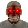 Halloween hororová maska ​​Čelist Ústa Pohyblivá lebka Latexová maska ​​Skull Cosplay Rekvizity