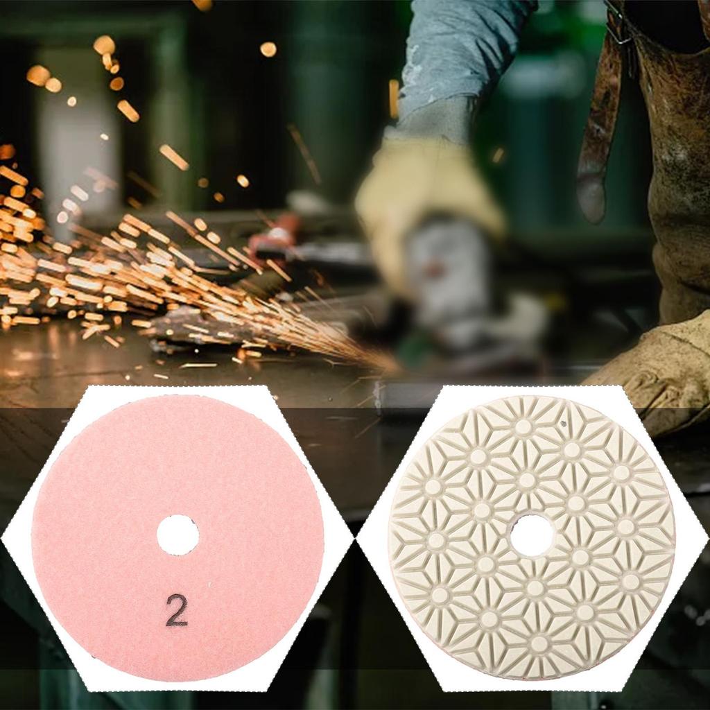 1pc Polishing Pad 4 Inch Car Cement Floor For Granite