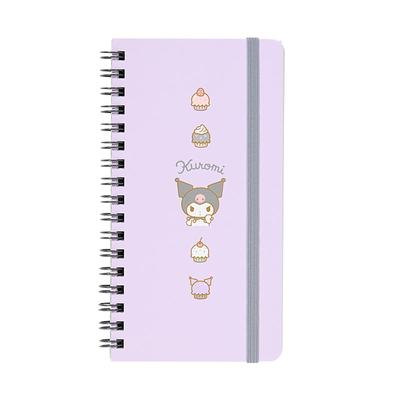 Sanrio Slim Ring Notebook Kuromi with Elastic Band 430897