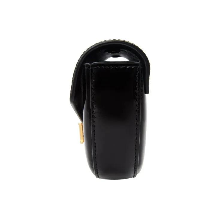 Alexander Wang Legacy Metal Logo Buckle Adjustable Gold Chain Spazzolato Cowhide Crossbody Tote Shoulder Bag Women's