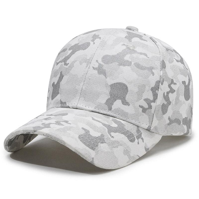 Unisex Camouflage Baseball Cap Outdoor Sun Hat for Men & Women Adjustable Leisure Sports Cap Female Snapback