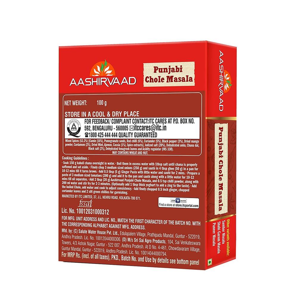 Aashirvaad Punjabi Chole Masala, 100g