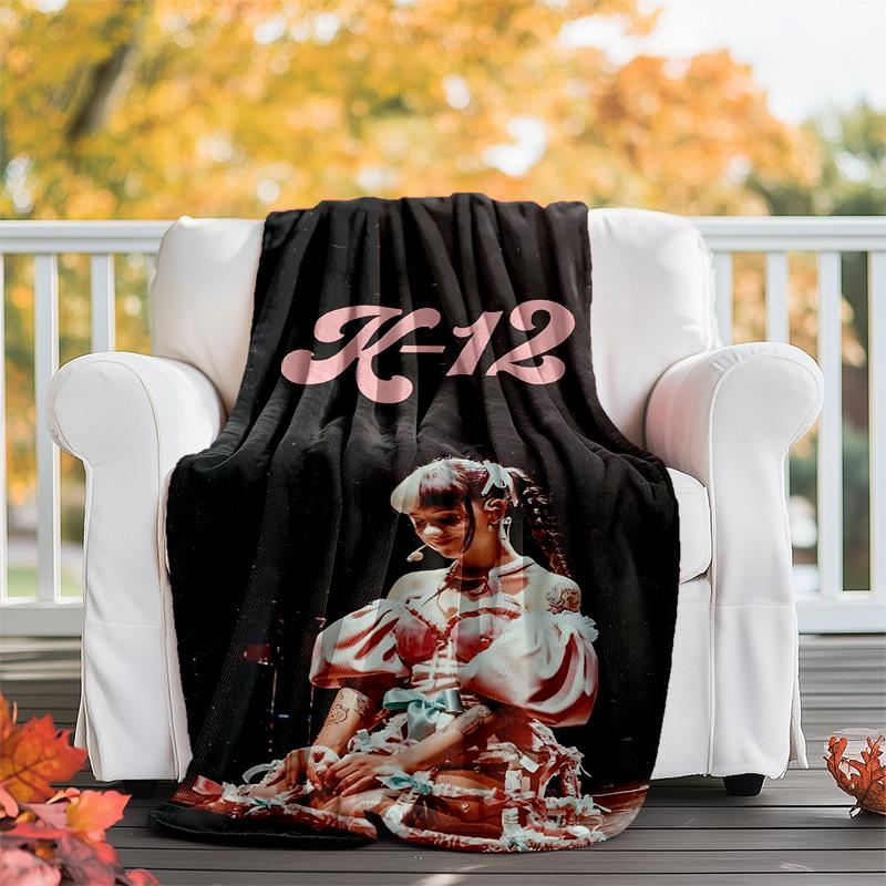 Melanie Martinez Flannel Blanket Soft All-Season Throw, Design for Camping, Car Travel, Hiking Sofa, Bed, Office Perfect Gift for Parties