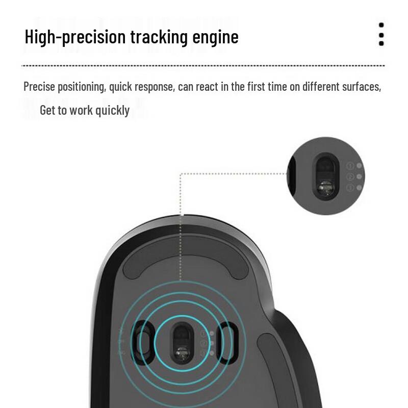 Lenovo M27 Silent Ergonomic Dual-Mode Wireless Mouse