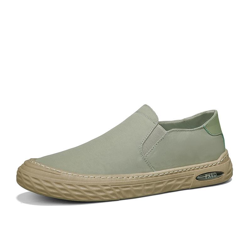 

2024 новые старые пекинские тканевые туфли мужские весенне-летние дышащие вождение ледяной шелк тонкие парусиновые мужские туфли с одной педалью 39 зелёный