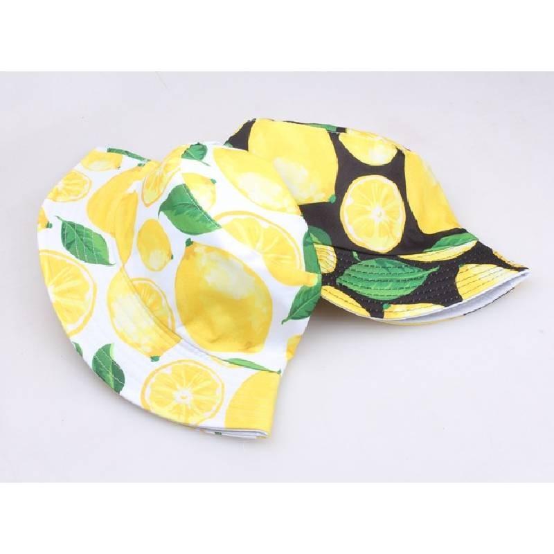 Tropical Print Sun Hat For Women With Rolled Edge Short Brim Summer Beachwear