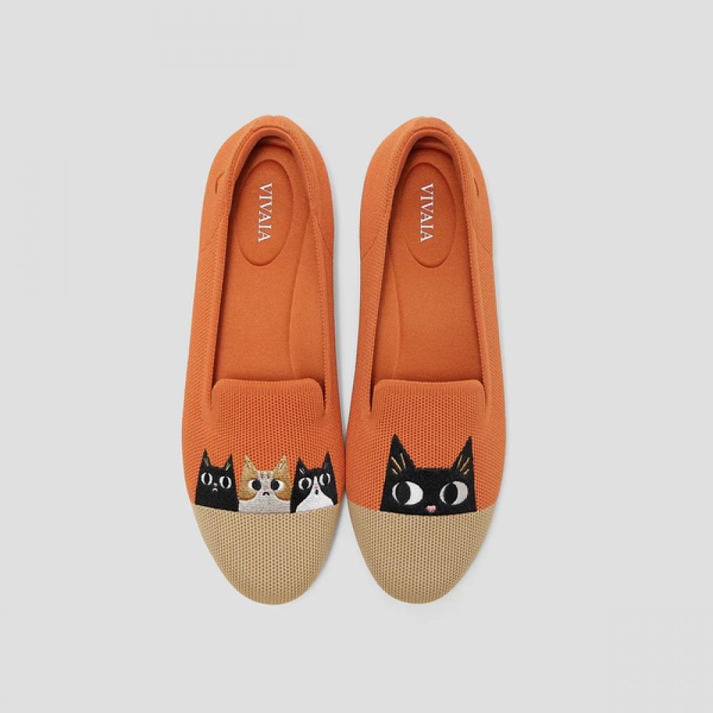 

Vivaia Абрикосовий Кіт Одрі Apricot cat/240MM(EU38)