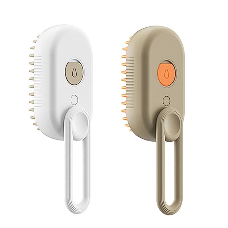 

ABUL-Steam Brush Steam Cats Comb Water Steam Cat Brush Electric Sprays Hair Brushes Cats Massage Grooming Hair Removal Comb