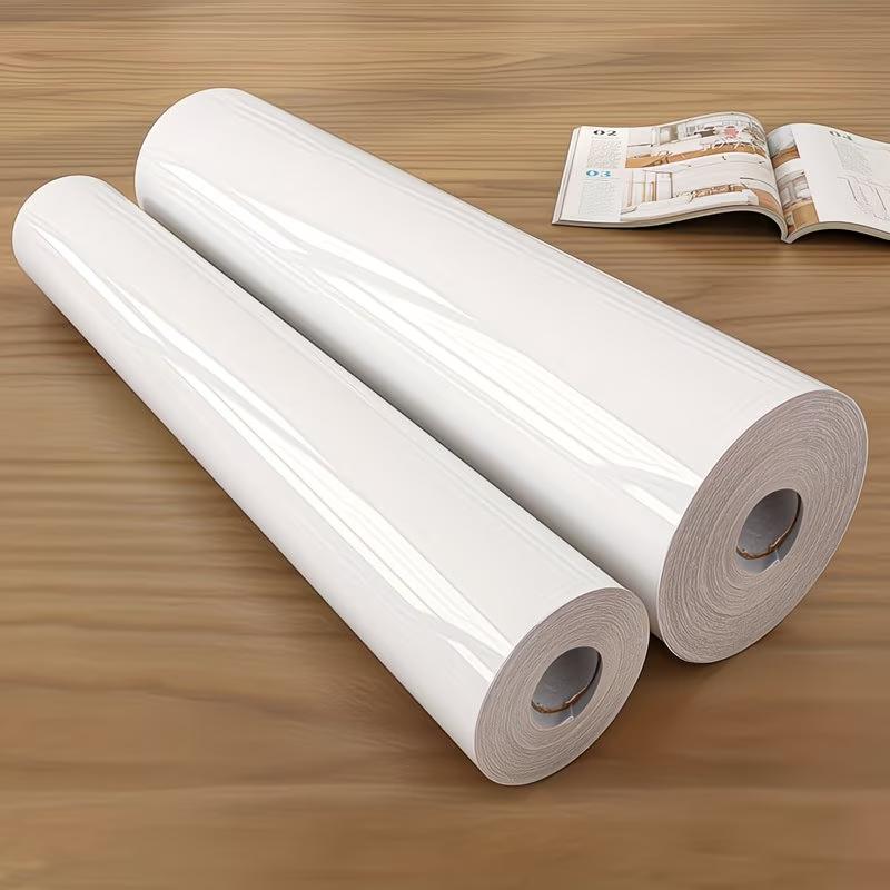1PC 10m/393.7inch Self-Adhesive Wall Sticker - Modern Glossy Surface, Easy Peel and Stick Installation
