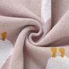 mimixiong Baby Blanket Knit Receiving Boys Girls Blanket Soft Cotton Neutral Blanke for Swaddle Crib Stroller with Cute Goose