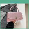 V Fashionable Letter Decoration With Glossy Material Women Chain Bag Crossbody