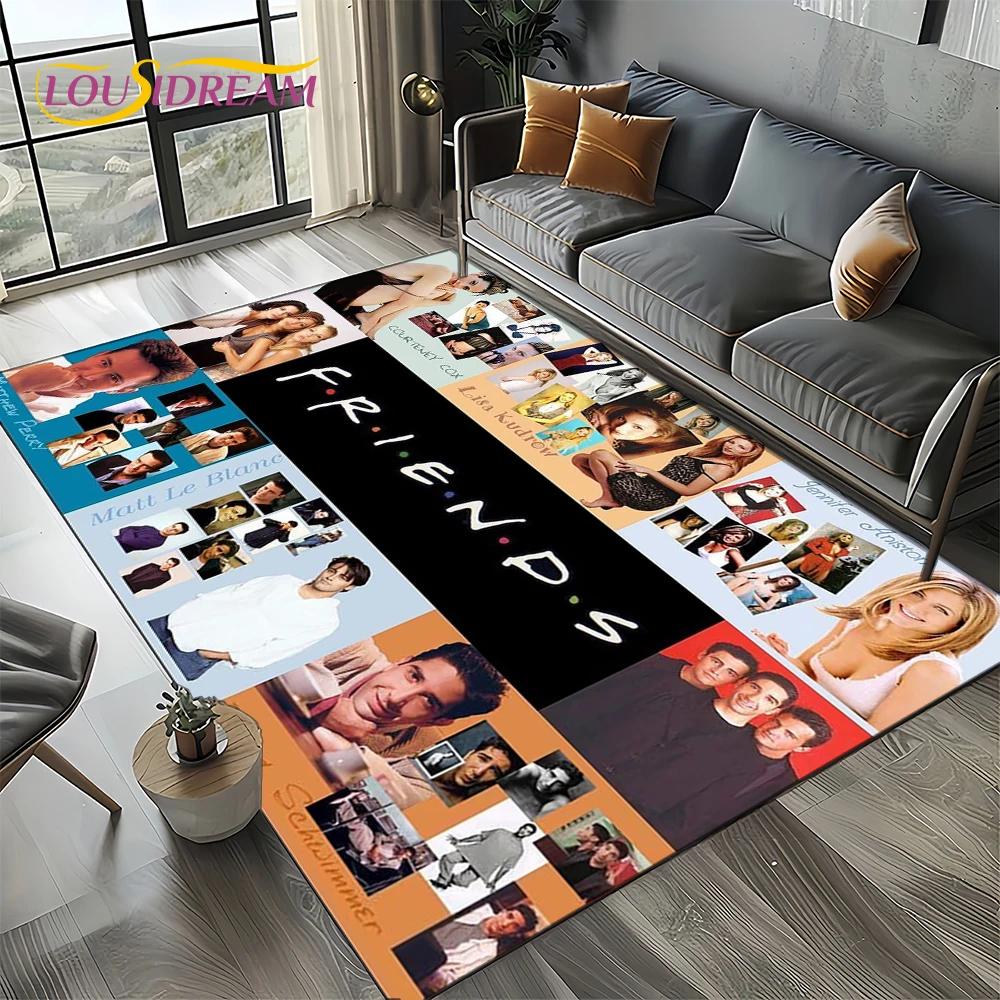 Koberec kobereček Central Perk přátelé TV seriál pro obývací pokoj ložnici domov dekorace pohovky, koberec do dětského koutku protiskluzová podložka na podlahu dárek