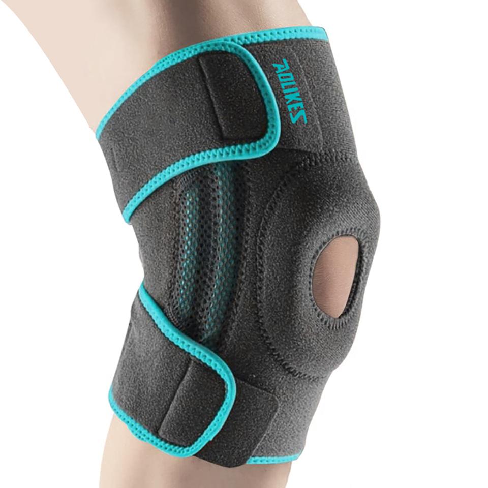 AOLIKES 1PCS Knee Brace for Women & Men with Side Stabilizers, Patella Knee Brace for Knee Support for Running, Basketball
