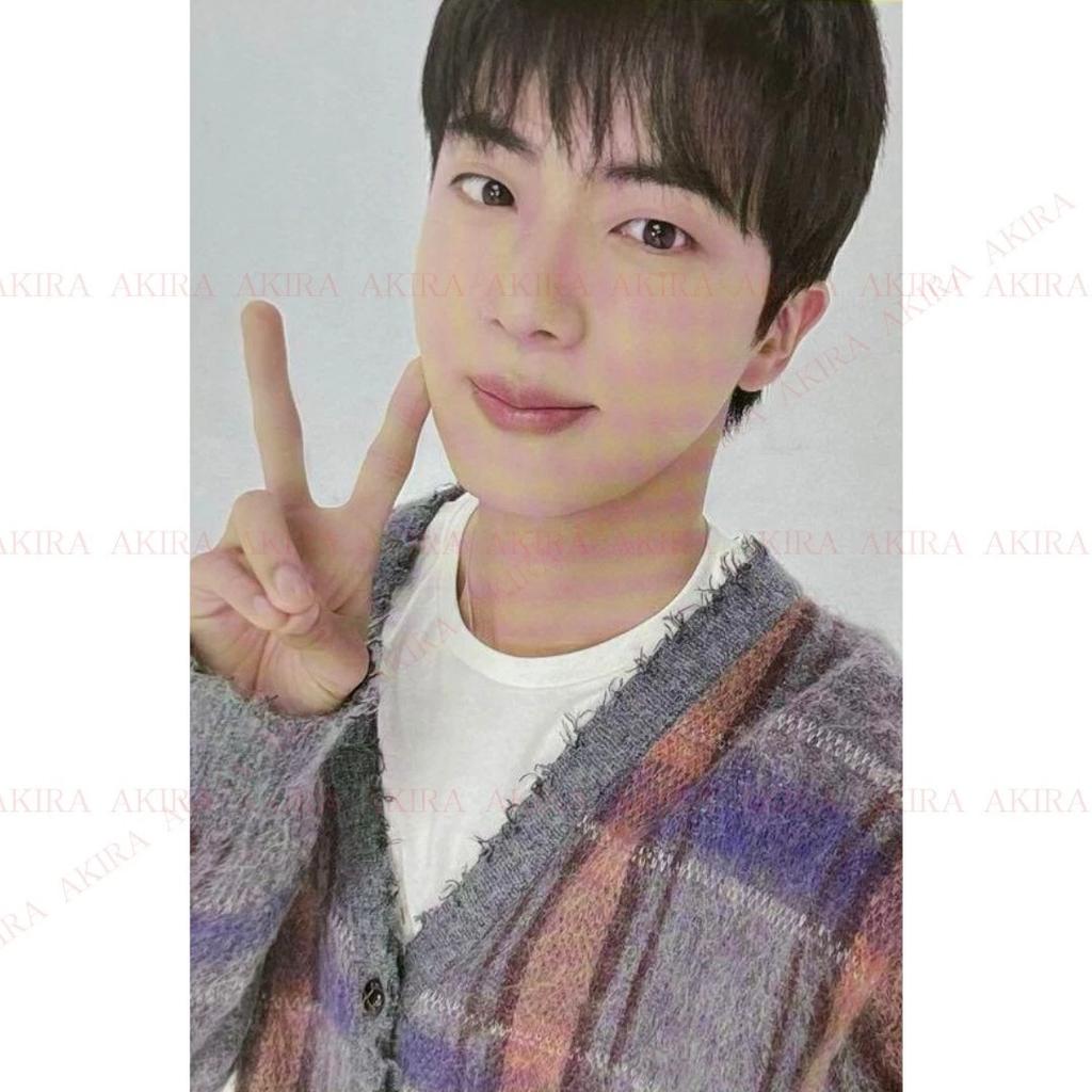 JIN SOLO ALBUM HAPPY JAPAN POB Photo Card POST CARD JPFC ARMY UMS BTS