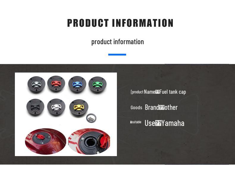 Decorative Fuel Tank Cover for Yamaha Off-Road Motorcycle