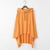 2023 Autumn/Winter European & American Solid Color Long Hooded Sweatshirt