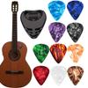 10 Pieces Multicolor Guitar Picks  Portable Ukulele Plectrum Musical Instrument 0.96 Mm Guitar Picks Guitar Accessories