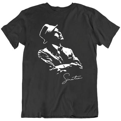 Frank Sinatra Icona Musicale Cantante Canzoni Classico T Shirt Tee Regalo Nuovo