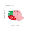 1pc Cute Strawberry Rabbit Hair, Catching Female Hair, Shark Clip Headpiece, New Animal Cartoon Hair Accessories