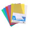 6 Color L Shaped Folder A 4 Plastic Folder Paper Clip Folder Presentation Folder for Protection File