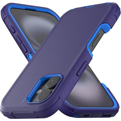 Military Grade Armor Full Body Protection Hard Cases for IPhone 17 Air 16E 16 Pro Max Rugged Shockproof Dustproof Phone Cover