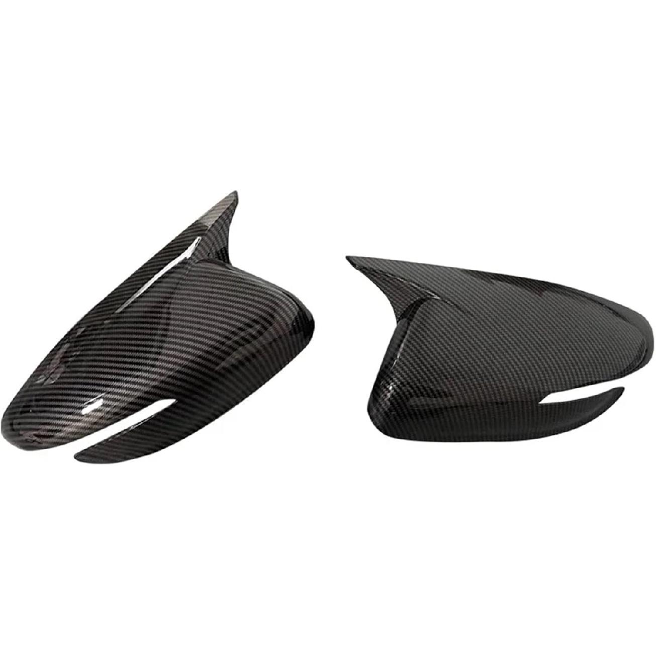 

Auto Rearview Mirror Housing Cover Wing Door Side Mirror Shell Cap Compatible For Kia Forte K3 2013 2014 2015 2016 2017 2018(Carbon fiber pattern)