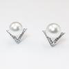 Imitation Earrings, Shells, Pearl Ear Needles, Small Earrings for Women