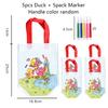 5pcs Graffiti Bag with Marker Children Drawing Toys Puzzle Parent-child Interaction Color Cognition Preschool Activity Props TMZ