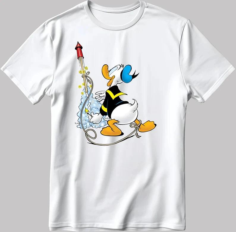 Donald Duck Cosplay White T Shirt S
