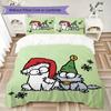 Simon's Cat Muster Bettwäsche Steppset Steppbezug Kissenbezug Heimdekoration Geburtstagsgeschenk (1 * Bettbezug + 2 * Kissenbezug ohne Füllung)