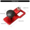 Heavy Duty Aluminum Alloy Hole Puncher Space Saving Fit for Office School Woodworking Projects Ergonomic Handle Design