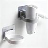 Hair Dryer Holder Blower Bathroom Organizer Wall Mounted Self Adhesive Blow Dryer Holder Rack Nail Free Container Rack Accessories