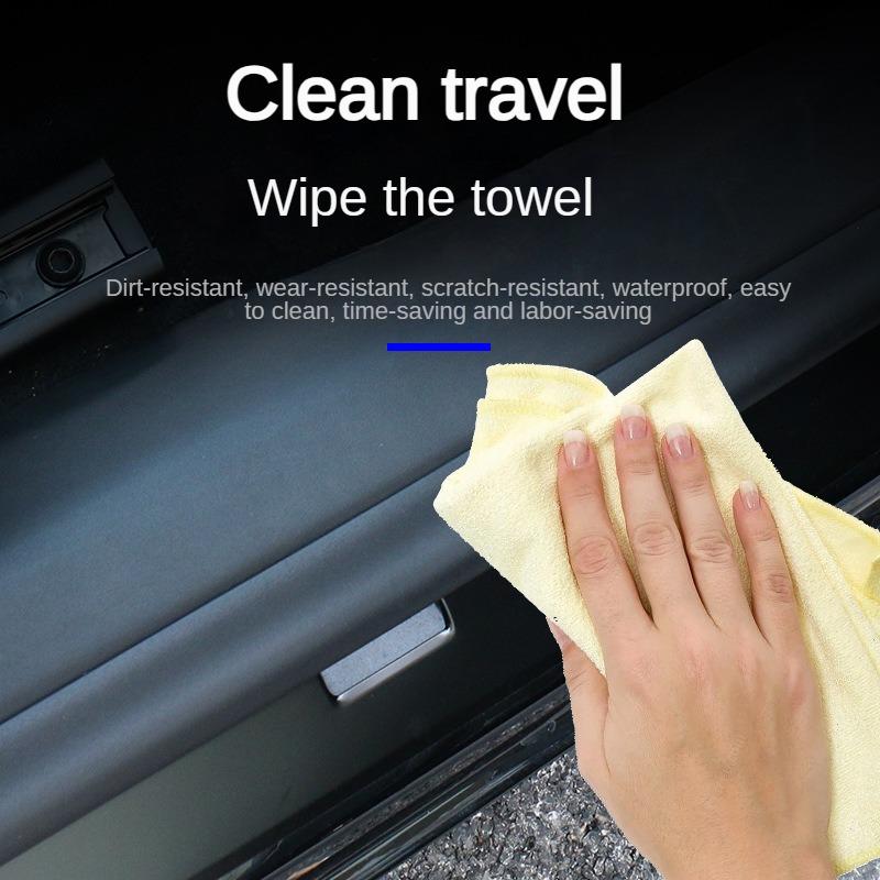 For Tesla Model 3 Highland 2024 Front Rear Door Sill Protector Threshold Strip Anti-kick Guard Panel Waterproof Pad New Model3