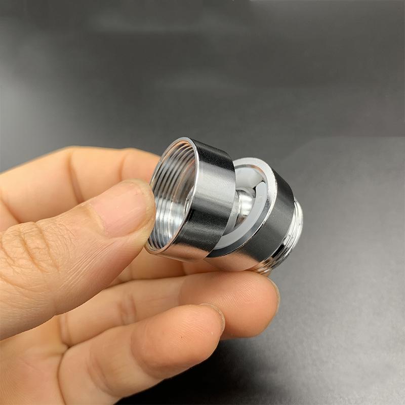 1PC Küchenarmatur-Adapter 304 Edelstahl weiblich 22/24mm 360 Grad Schwenkdüsenadapter männlich 22mm