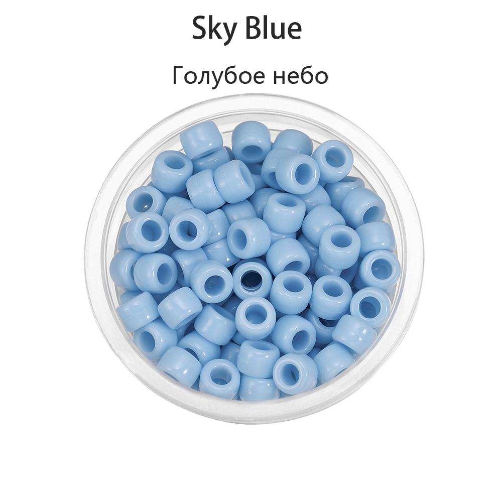 50/100Pcs 8.3mm Candy Color Large Hole Acrylic Beads Spacer Loose Beads for DIY Jewelry Making Findings Accessories Supplies